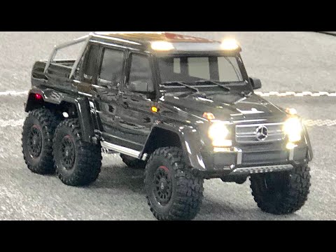 TRAXXAS TRX6 G63 MERC AMG 6X6 UPGRADES NEW AXE SYSTEM AND NEW HEXFLY 25kg