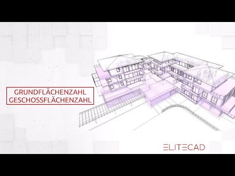 ELITECAD Architecture 16 | Automatische Berechnung von GRZ und GFZ