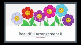YouTube video 'Beautiful Arrangement II | Leetcode 667 | Live coding session | April 12 | Explore | Leetcode Medium'