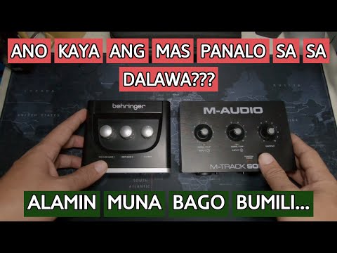 BEHRINGER UM2 VS M-AUDIO M-TRACK SOLO | COMAPARISON. | TEST
