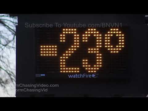 Frigid Cold Sub Zero in Rice Lake, WI - 12/27/2017