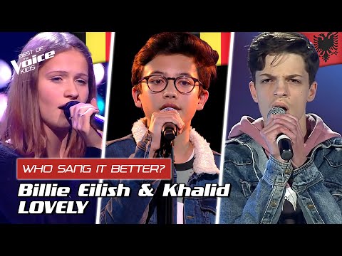 Who sang Billie Eilish' "Lovely" better? | The Voice Kids