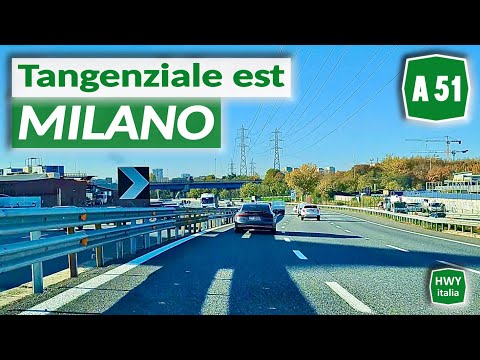Tangenziale Est di MILANO | Autostrada A51 | percorso completo feat. @Ndria.Trucker