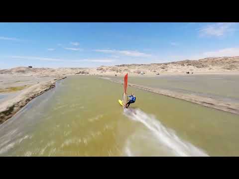 Lüderitz channel - fastest and most dangerous windsurfing channel in the world.
