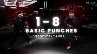 Boxing Punches 1-8 PERFECTLY Explained