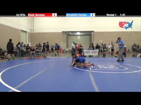 FILA Junior 48 kg / 105.75 lbs. - Rosie Guzman vs. Annabeth Cerdas