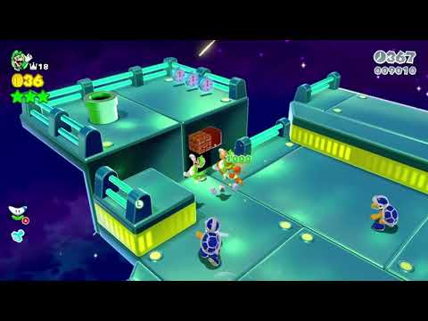 Super Mario 3D World (Switch) 4-3 100% Speedrun - Time: 86 (Former WR)