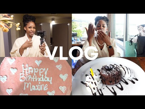 VLOG | BIRTHDAY | SPA DAY | DINNER | MAXINE CHRISTINA