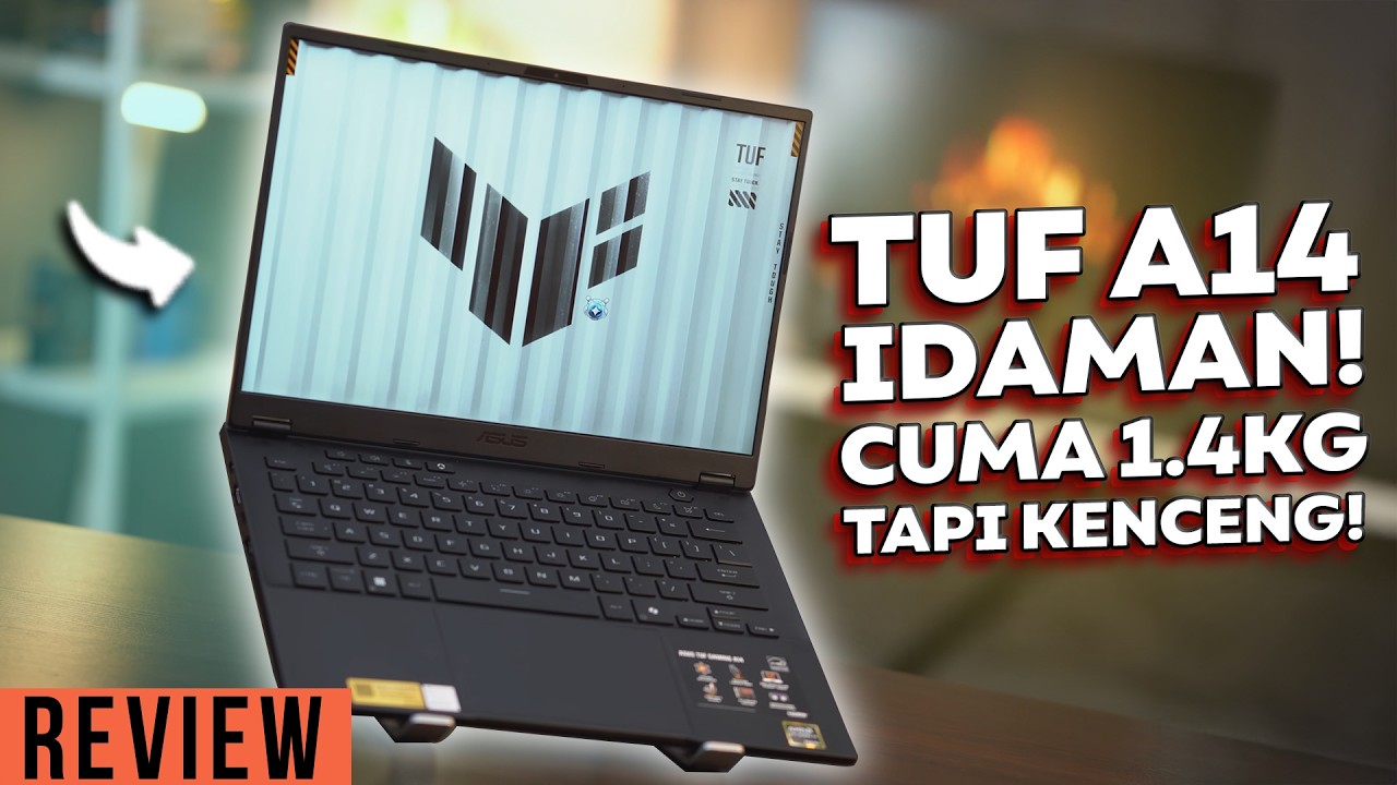 Laptop Gaming 14" Paling Ringan Tapi Kenceng! Review TUF Gaming A14 2026