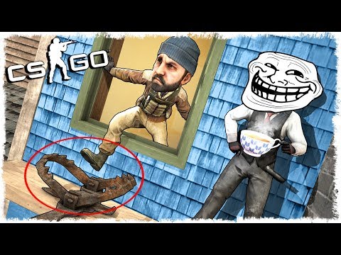 НАГЛЫЙ ТРОЛЛЬ vs БОМБЯЩИЙ МАНЬЯК В CS:GO!!!