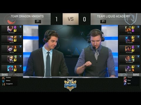 TLA vs TDK Highlights Game 2 - Team Liquid Acad. vs Team Dragon Knights - 2016 NA Challenger Spring