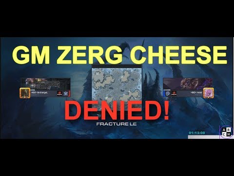 Starcraft 2: Grandmaster Zerg Cheese Stopped