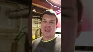 Plastic window with caulk... it works!!