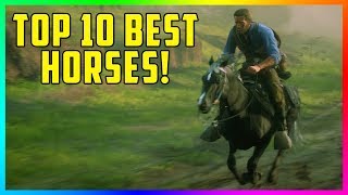 Top 10 Best, Fastest & MOST Rare Horses In Red Dead Redemption 2 - How To Get FREE Horses! (RDR2)