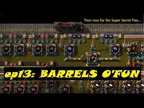 Factorio Tightrope ep13   Barrels o'fun