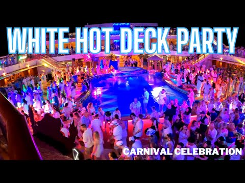 Full White Hot Deck Party on the Carnival Celebration!
