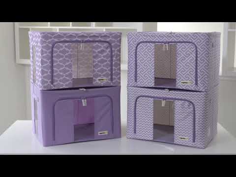 4 Pack Foldable Closet Organizers | OrganizeMe