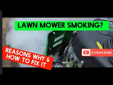 Lawn mower smoking? Reasons why and how to fix it!
