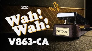 Video thumbnail for V863-CA Custom Auto Wah | Demo & Overview by VOX Amps