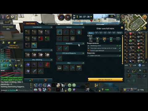 Eodwyn - Runescape 3 - 2 Tick - Superheat smithing (Up to 1m xp/h)