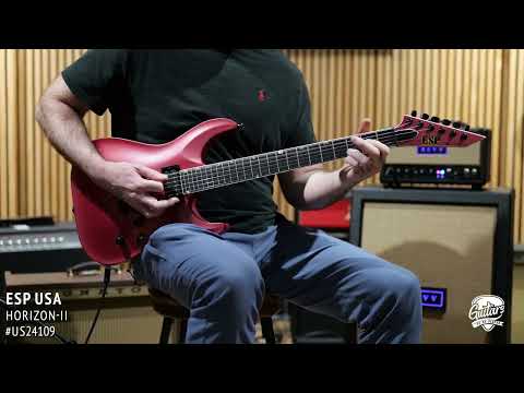 ESP USA Horizon-II w/ Seymour Duncans – Magenta Pearl image 11