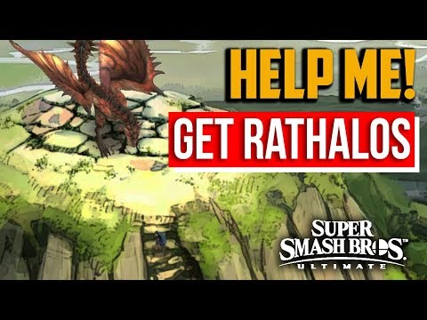 Super Smash Bros Ultimate - How to Get to Rathalos in World of Light (Flying Dragon Puzzle)