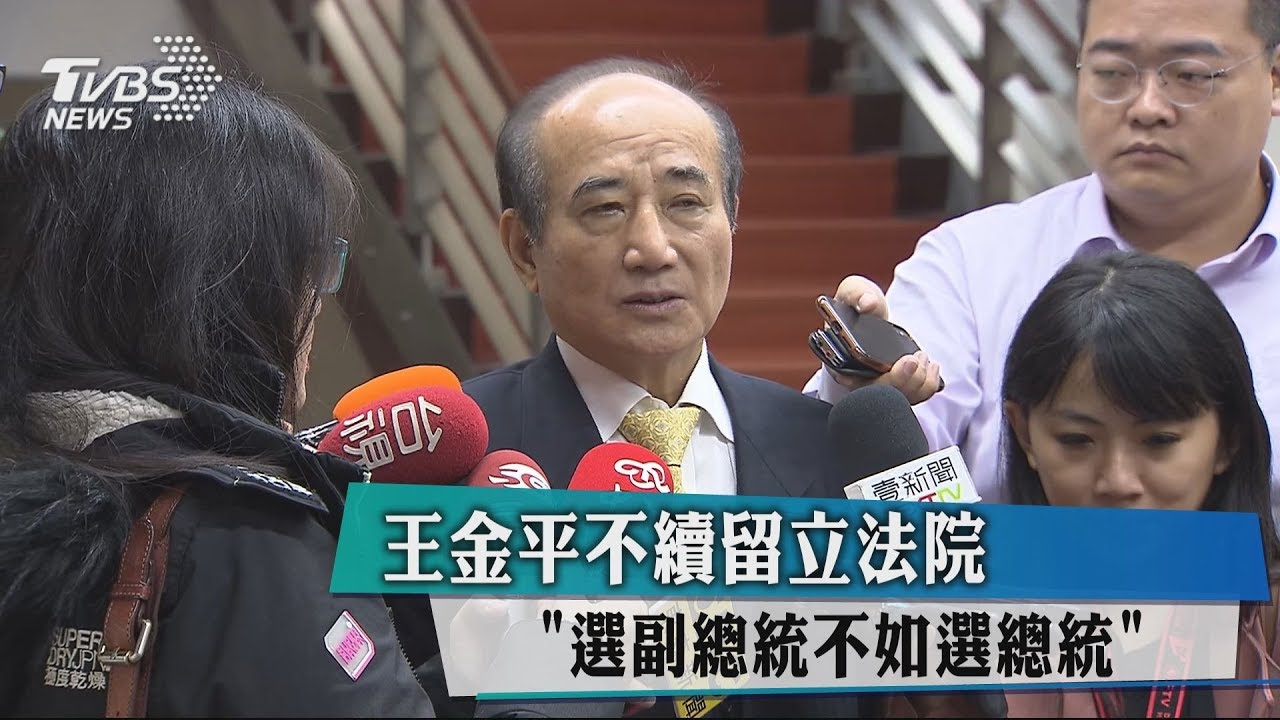 王金平不續留立法院 「選副總統不如選總統」