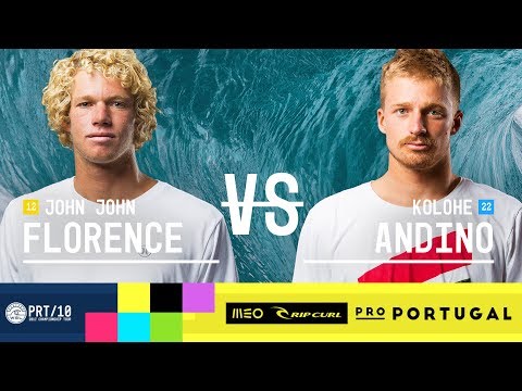 John John Florence vs. Kolohe Andino - Quarterfinals, Heat 2 - MEO Rip Curl Pro Portugal 2017