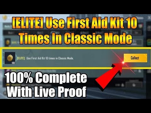 [ELITE] Use First Aid Kit 10 Times In Classic Mode