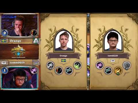 Orange vs tom60229   Hearthstone World Championship