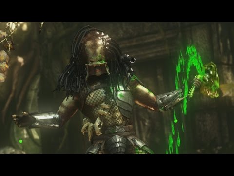 Mortal Kombat X - Predator X-Ray, All Fatalities/Brutalities and Tower Ending (1080p 60FPS) Video