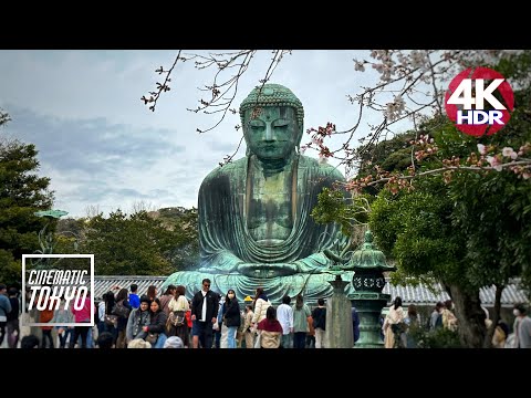 Must-Visit Kamakura Tourist Spots - The Great Buddha, 4K HDR Japan
