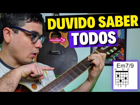 6 acordes que TODOS DEVERIAM SABER (MAS NÃO SABEM) - Aula de violão