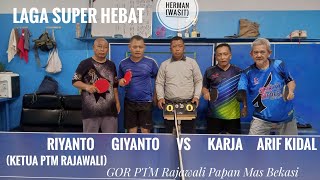 Download lagu Riyanto/Giyanto Vs Karja/Arif Kidal: Laga Super Hebat di GOR PTM Rajawali Papan Mas Bekasi  mp3