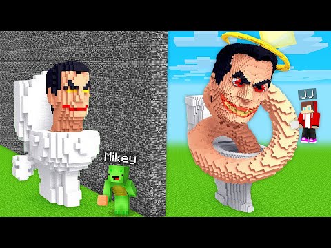 DJ & Monkey CHEAT with SKIBIDI TOILET - Minecraft Parody