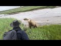 Grizzly Bear Charge In Remote Alaska