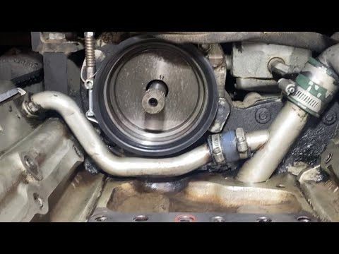 Detroit diesel 8v92TA significant oil leak from the blower repair