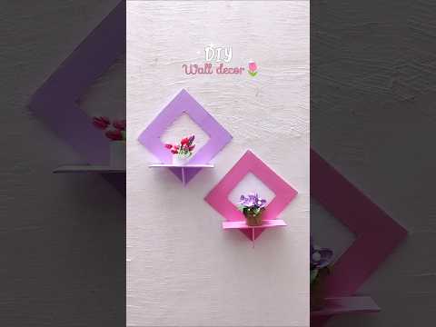 Diy easiest wall decor #diy #youtubeshorts