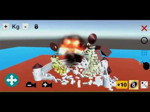 Destruction 3d physics simul