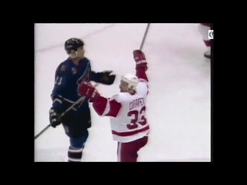 1998 Playoffs: Wsh @ Det - Game 2 Highlights (Strader/Redmond Call)