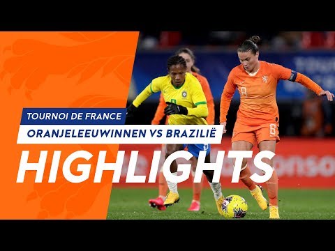 Highlights OranjeLeeuwinnen - Brazilië (4/3/2020)