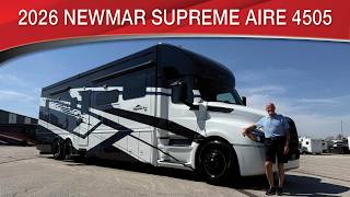 A preview image of the linked video showcasing 2026 Newmar Supreme Aire 4505