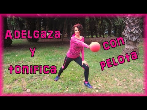 Rutina de ejercicios para adelgazar y tonificar el cuerpo con pelota