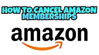 How To cancel Amazon Subscriptions | Amazon Prime |