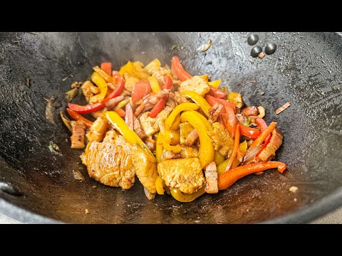 Kako se pravi Kineski Wok s povrćem i piletinom - Recept