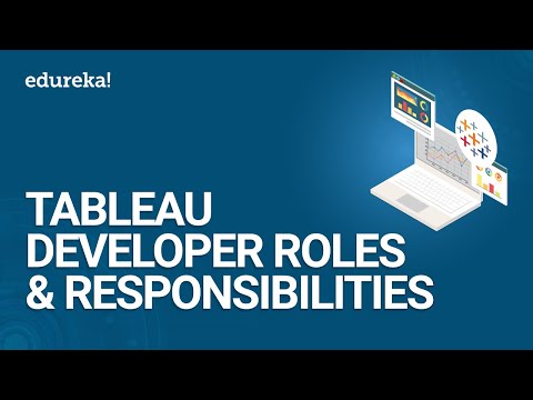 Tableau Developer Roles Responsibilities | Become A Tableau Developer | Tableau Training | Edureka