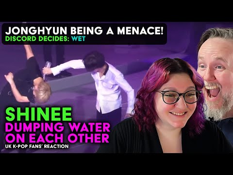 SHINee - Dumping Water on Each Other for 12 Minutes Straight - UK K-Pop Fans Reaction