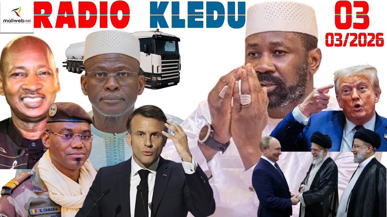 La Revue de Presse de la RADIO KLEDU du 03 Mars 2026