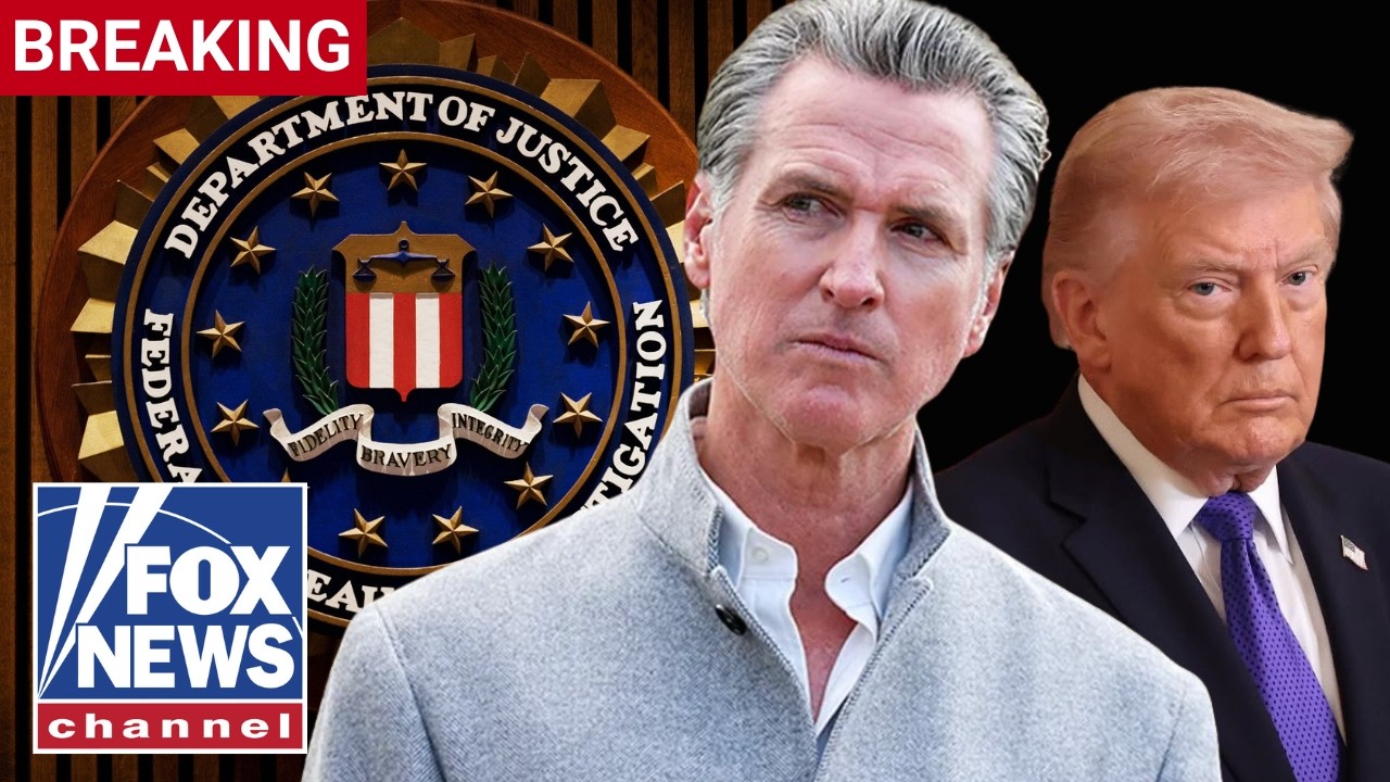 BREAKING: Newsom accuses Trump of ordering DOJ probe targeting him and his wife