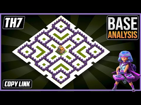 LEGENDRY TH7 HYBRID/TROPHY [defense] Base 2025!! TownHall 7 Hybrid Base Design – Clash of Clans COC